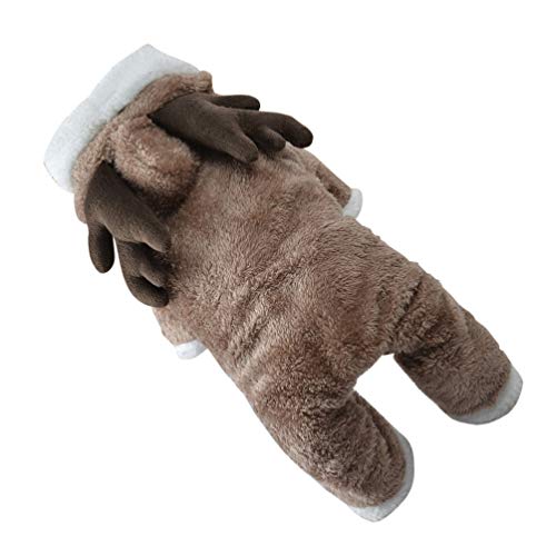 ULTECHNOVO Natal CÃ£o Roupas LÃ£ Eik Traje Com Capuz Animal de EstimaÃ§Ã£o Casaco de Malha Com Capuz