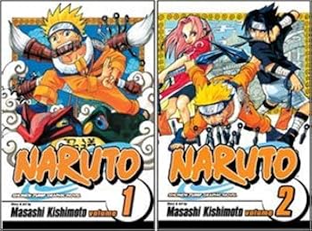 Naruto Manga Set, Vol. 1-10: Masashi Kishimoto: Books