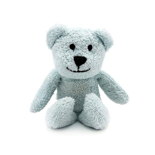 Image of Thermal-Aid Zoo Animals - Mini Buckley The Blue Bear - Heatable Therapeutic Stuffed Animals for Kids - Hot & Cold Therapy - Ice Pack & Heating Pack - 3.15 x 2.6 x 9.3 in