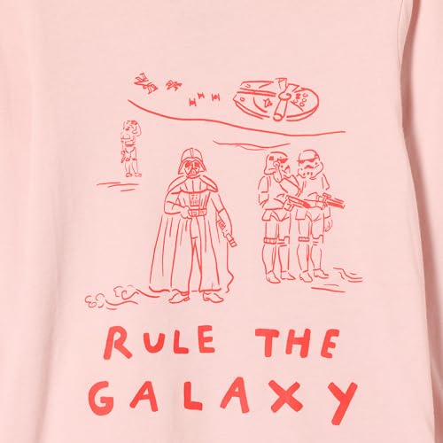 Amazon Essentials Disney | Marvel | Star Wars | Frozen | Princess Girls and Toddlers' Long-Sleeve Tunic T-Shirts, Pack of 34