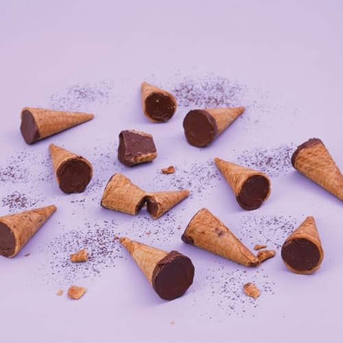 Image of Pure Temptation Chocoblast Celebration Gift Box | 196g Chocolate-Filled Waffle Cones | Premium Chocolate Gift Hamper for Men & Women | Ideal for Birthdays, Anniversaries & Special Occasions