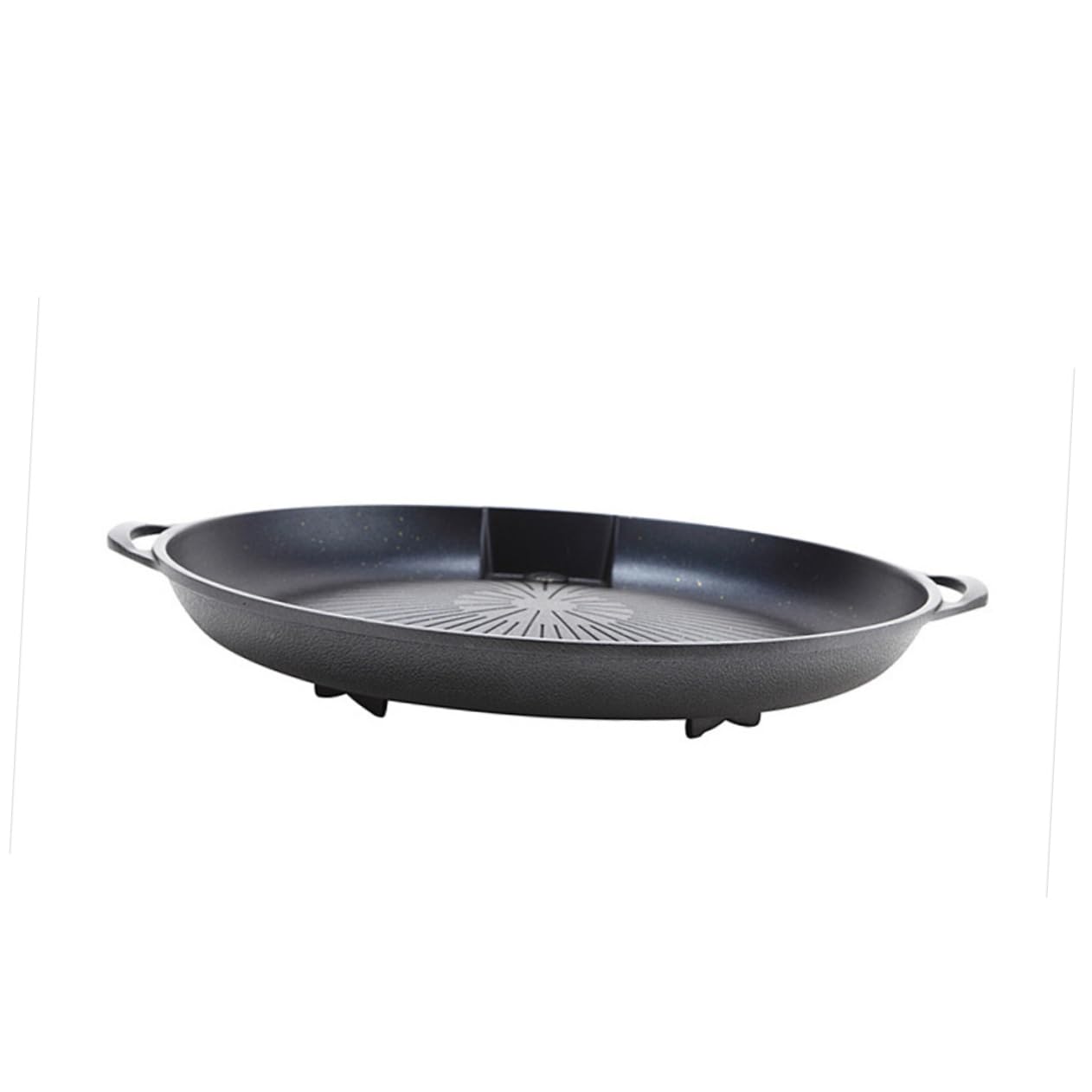 Griglia per Barbecue, Barbecue Portatile in Pietra Medica Antiaderente, Padella, griglia for Barbecue da Campeggio all'aperto