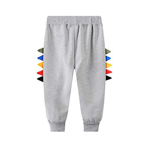 Toddler Boy Dinosaur Sweatpants Kids Cotton Sport Jogger Trousers Casual Elastic Active Playwear Infant Pants Shirt2