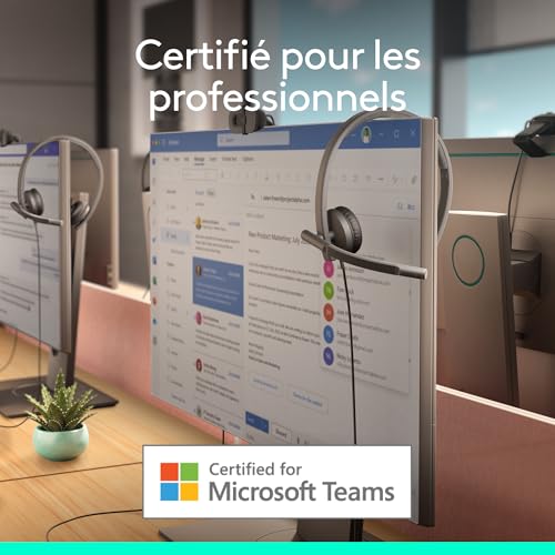 Logitech Modèle du produit : USB Headset Stereo H570e - vue 3