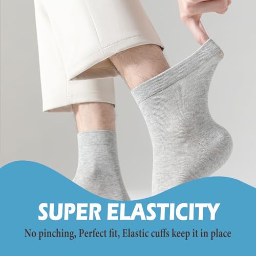 Image of Josnown Crew Socks for Women, Thin Cotton Casual Soft Aesthetic Womens Socks 5 Pairs