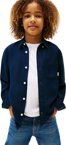 Tommy Hilfiger chemises garçon en tissage oxford et finitions luxe