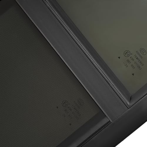 HECASA 12"W x 36"H RV Window Universal Vertical Sliding w/Screen & Trim Ring Teardrop Replacement Trailer Camper Window Powder Coated by HECASA - Image 9