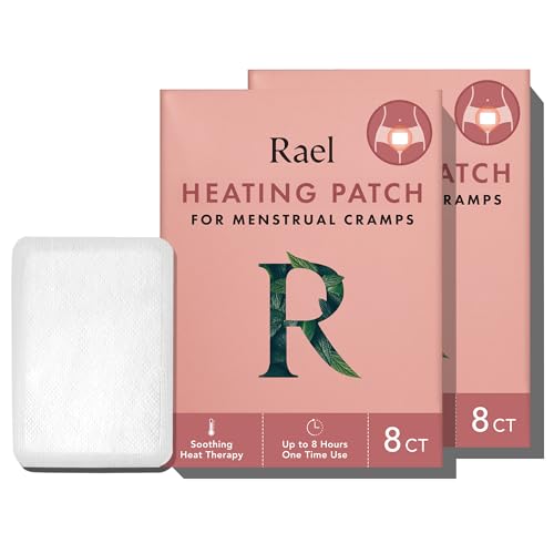 Image of Rael Thin Herbal Heating Patches, Feminine Period Care for Cramps (16 Ct)