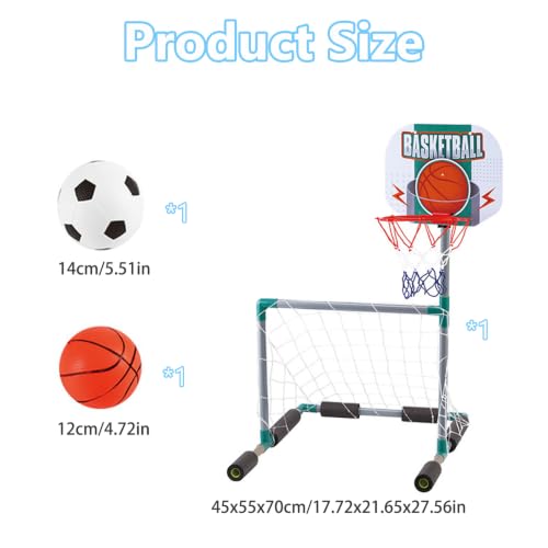 But de Football Flottant 2 en 1 modulable avec ballons pour piscine - 6