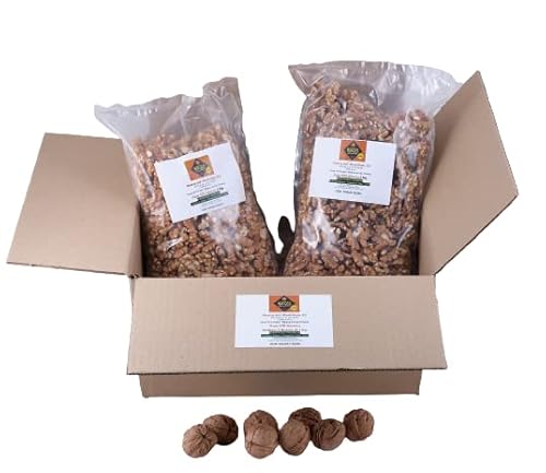 Nueces naturales españolas. Nuez Pelada Mariposa. 5 bolsas de 1 Kg Cover