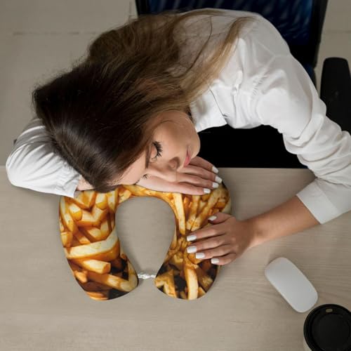 Almohada para cuello de espuma viscoelástica portable miniatura 7