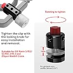Kit de Contrepoids Universel pour Gimbal, Pince de Montage et Contrepoids de 50g & 100g, Support de Poids d'Équilibre pour Stabilisateurs Gimbal DJI Ronin S/RS2/SC/RSC 2/RS 3 et Zhiyun Weebill Crane
