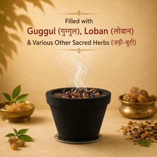 Image of Devdarshan Devsadhna Jumbo Sambrani Dhoop Cups | Pack of 2 (4 Cups Each)