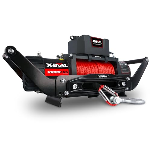 Winch X-BULL con cuerda sintética capacidad 10000 lb miniatura 1