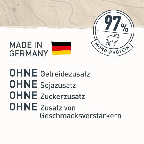 animonda Meat Chunks Medium Lamm Pur (80 g), getreidefreie Hundeleckerlis für ausgewachsene Hunde, leckere Hunde Leckerlis mit viel Fleisch, Hundeleckerlies zum Belohnen und Verwöhnen