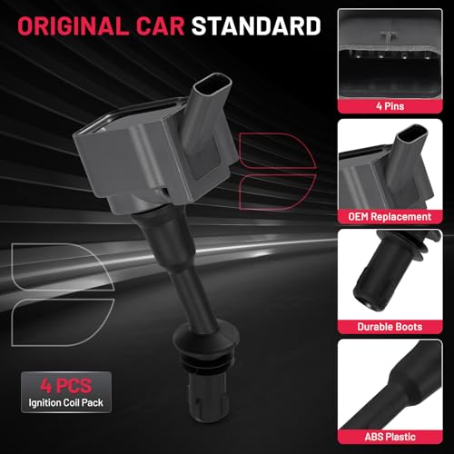 Image of BDFHYK Ignition Coil Packs Compatible with Buick 2020-2022 Encore GX 1.2L l3; Compatible with Chevrolet 2021-2022 Trailblazer 1.2L l3,Coil for UF898 UF-898 55595166 Set of 3