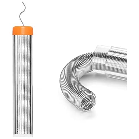 Solder Wire Lead Free Sn99.3 Cu0.7 with Rosin Core for Electrical Soldering 0.8mm Net Weight 12g/0.42oz Cover