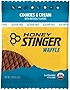 Honey Stinger Organic Gluten Free Cookies & Cream Waffle | Energy Stroopwafel for Exercise, Endurance and Performance | Sports Nutrition for Home & Gym, Pre and Post Workout | 12 Waffles, 12.72 Ounce