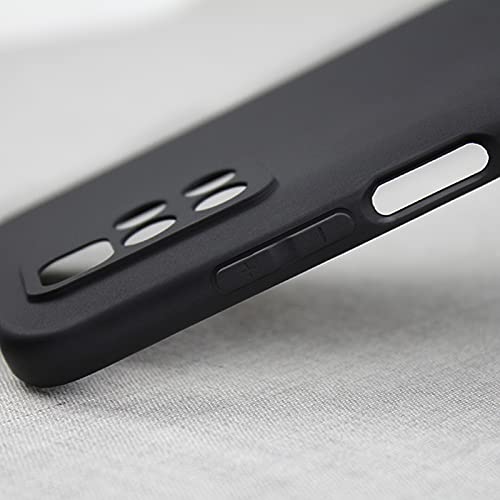 Image of Mobile Back Cover Case for Redmi 10 Prime (Silicone Case|CameraProtection|Black SC1510)