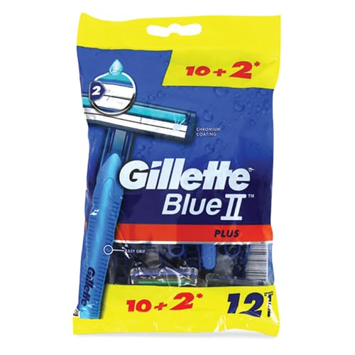 Gillette Blue Shaver 2 Plus Bag 10 + 2