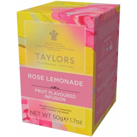 Taylors of Harrogate Rose Lemonade Tea Cover