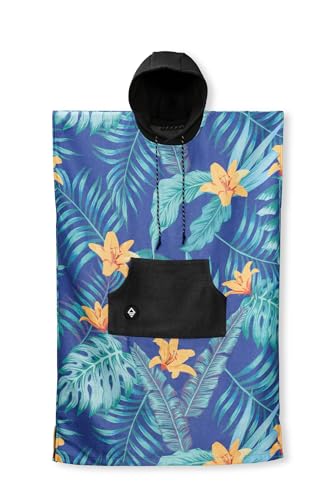 Image of Nomadix Changing Poncho - Quick Dry & Absorbent Hooded Surf & Swim Poncho - Sewn Sides for Private Changing - Front Pocket Storage - Made from Post-Consumer Recycled Materials