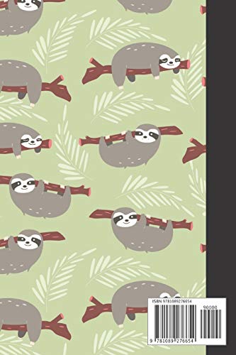 I am fabulous 11: Blank Lined Journal & Planner | Funny Sloth Notebook Birthday Gift image 4