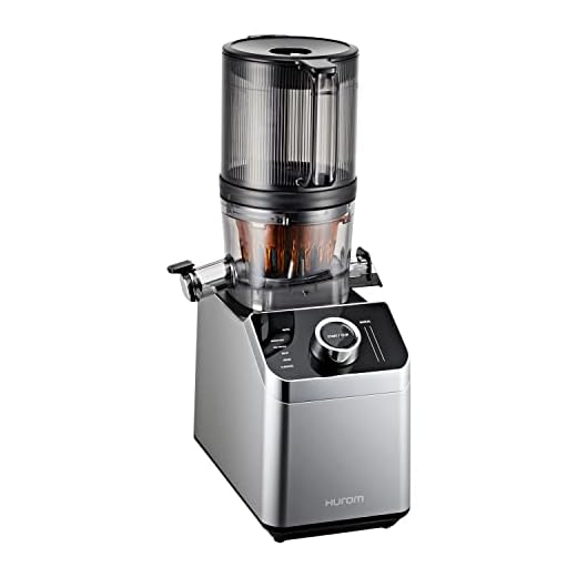 HUROM | Extractor y Batidora M100, Jugos y Cocciones todo en 1, Extracción en Frío a Bajas Velocidades y Batido a Altas Velocidades, 5 Modos de Uso, Interfaz "Smart" con Funciones Automáticas.
