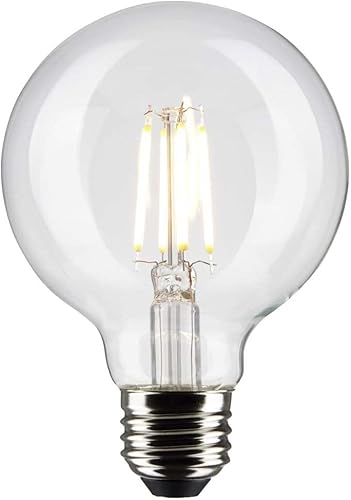 Miniatura 2 de Satco Bombillas LED E26 de 6 vatios, 5000 K, clasificación de 15000 horas, regulables, paquete de 6