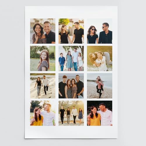 PicPrint Custom Photo Collage Poster with Your Original Pictures 24x36