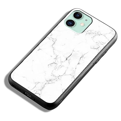 Image of COLORflow Back Cover Compatible with iPhone 11 | White Marble | Shockproof TPU Bumper Cover with Camera Protection Back Cover Compatible with iPhone 11