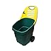 TEC HIT 390670 - Chariot de Jardin Brouette - 62 litres - 2 Roues - Diam. 170 mm - Vert/Jaune