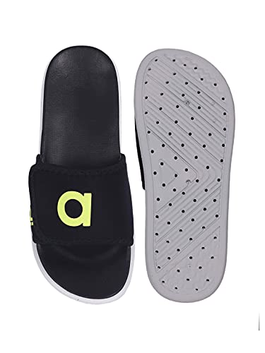 Image of AADI Men's Synthetic Leather Daily Casual Sliders /Flip Flop & Slippers