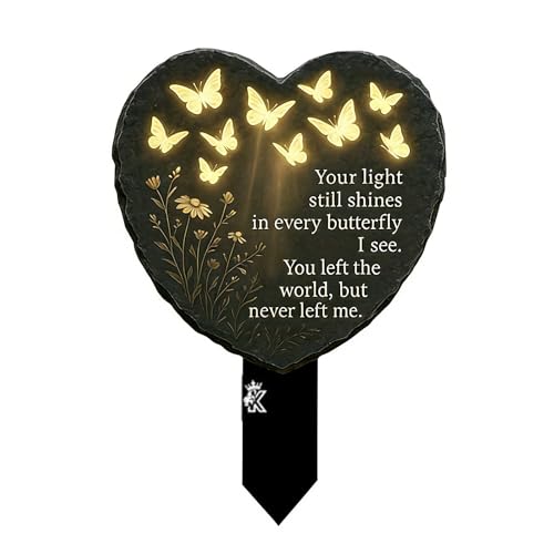 Wnzdp Grave Ornaments Memorial Garden Ornaments Graveside Memorial Ornaments Lightweight Memorial Plaques for Bereaved Families Bereaved Famesilies