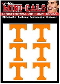Wincraft NCAA Tennessee Volunteers Face Tattoos, Team Colors, One Size