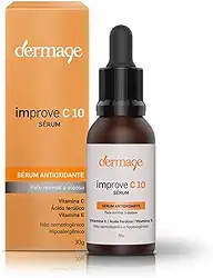 Improve C 10, Sérum Facial com Vitamina C 10%, Ácido Ferúlico e Vitamina E, Textura Oil Free, Rápida Absorção, Toque Seco, Ação Antioxidante,15g