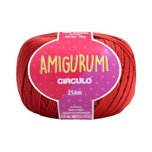 Fio Amigurumi Linha Novelo 254m 125g 3583 CEREJA