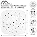 Numola 100 Pcs Air Fryer Liners Disposable Parchment Paper, 7.5 Inch Perforated Airfryer Sheets for Baking, Square Non-Stick Steamer Liner for Oven, Microwave, Steaming Basket