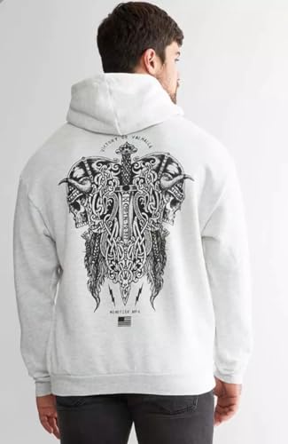 Howitzer Style Men's Viking Honor Hooded Sweatshirt Military Grunt MFG3