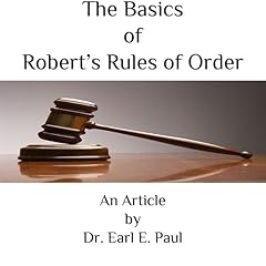 The Basics of Robert's Rules of Order Audiobook By Dr. Earl E. Paul cover art