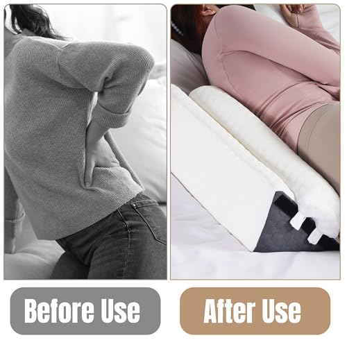 Hombys Adjustable Side Wedge Pillow For Sleeping,Memory Foam Positioning Wedge Pillow For Side Sleeping,Suitable For Pregnancy/Postoperative Back Pain thumb #4