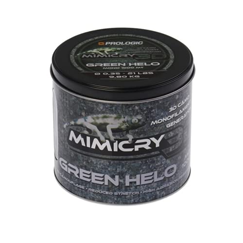 Prologic Mimicry Green Helo 1000m grün - Karpfenschnur zum Angeln auf Karpfen, Angelschnur zum Karpfenangeln, Monofile… – Bild 4