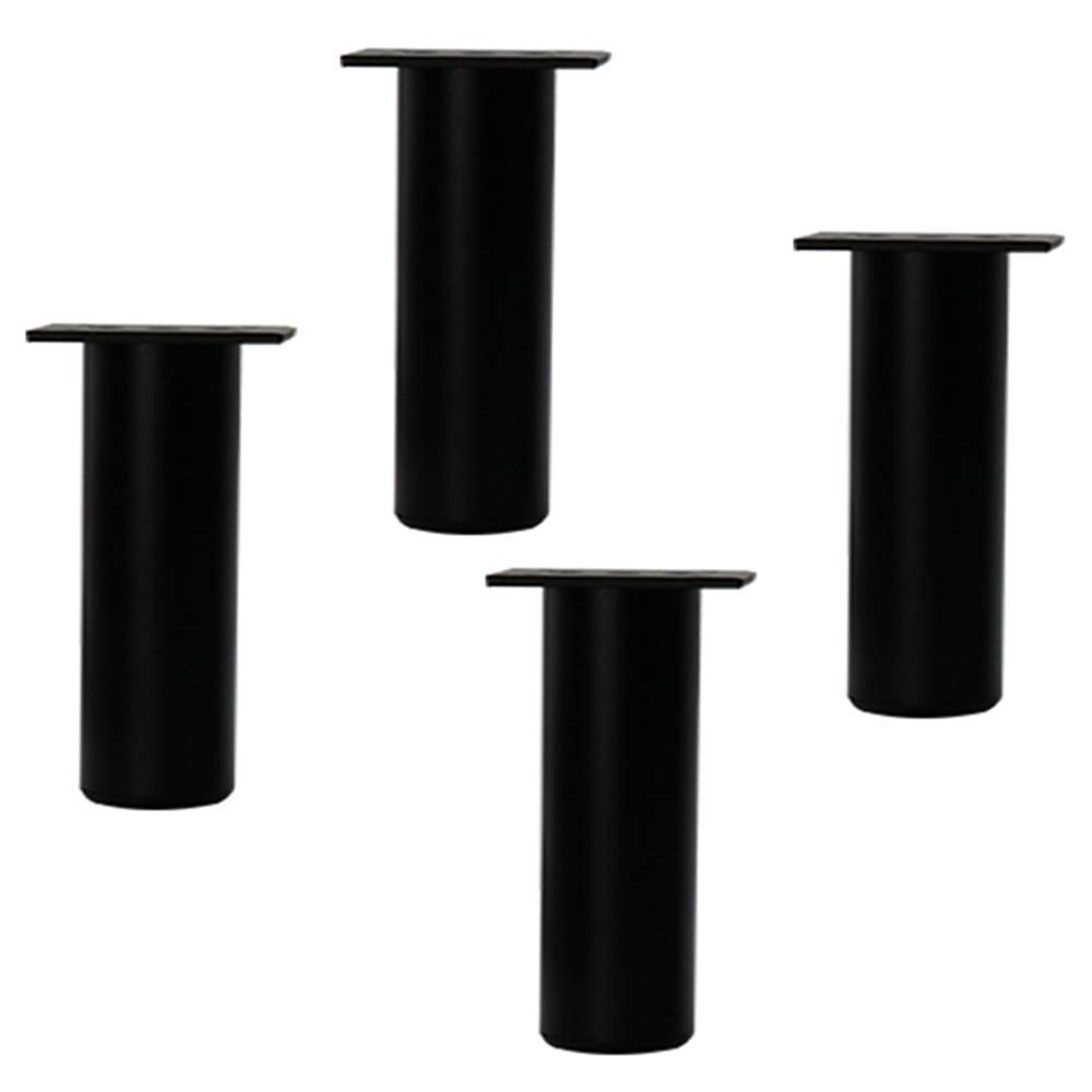 Gambe per mobili in Metallo, Divano, Argento Cromato, armadietto, ferramenta Fai da Te, Cucina, Bagno, Piedini di Rialzo (4 Pezzi) 13,2 cm
