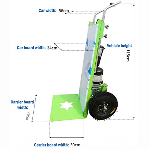 Elektrische Sackkarre mit 200 kg Kapazität â Treppenkletterwagen, 48 V/36 Ah, elektrischer Treppenkletterwagen, 1200 W bürstenloser Gleichstrommotor, arbeitssparende Sackkarre – Bild 4