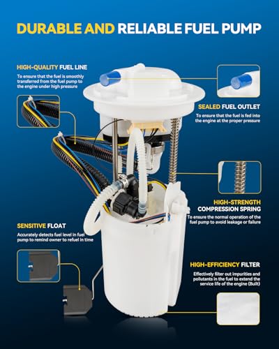 Image of PHILTOP Electric Fuel Pump Assembly Fits for 2012-2014 Volkswagen Passat, FG1964