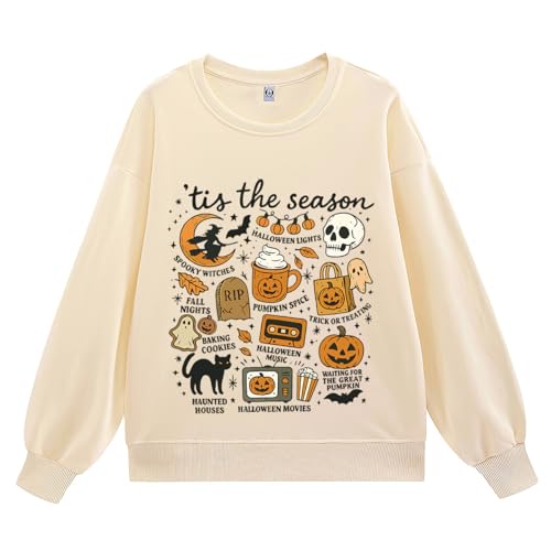 Tis' the Season Sweatshirt, Vintage Halloween Sweatshirt Unisex