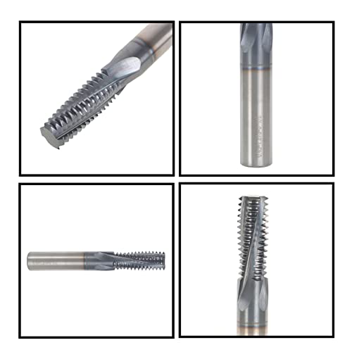Image of waltyotur Carbide End Mill 5 /8-11 Inch Suitable for Aluminum Cutting Non-Ferrous Metal Up Cutting