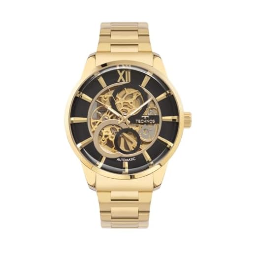Relógio Technos Masculino Automatico Dourado - G3265AQ/1P G3265AQ/1P