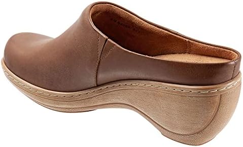 SoftWalk Women's Clogs, Saddle Leather, 6.5 X-Wide | Image 5