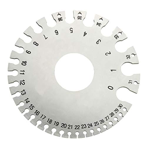 Calibrador de alambre y diámetro de acero inoxidable miniatura 1
